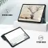 Apple iPad Air 10.9 (2020 / 2022) Hoes Tri-Fold Book Case Groen afbeelding 5