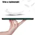 Apple iPad Air 10.9 (2020 / 2022) Hoes Tri-Fold Book Case Groen afbeelding 7