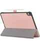 Apple iPad Air 10.9 (2020 / 2022) Hoes Tri-Fold Book Case Roze Goud