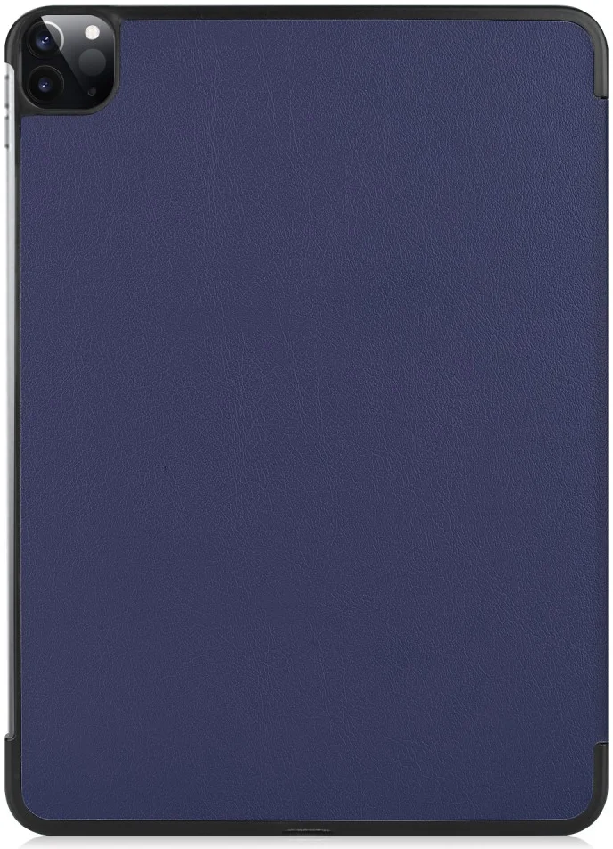 iPad Pro 12.9 Hoes Tri-Fold Book Case met Standaard Blauw afbeelding 9