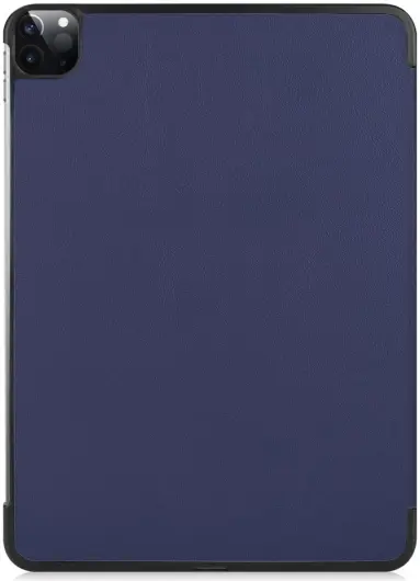 iPad Pro 12.9 Hoes Tri-Fold Book Case met Standaard Blauw afbeelding 9