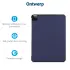 iPad Pro 12.9 Hoes Tri-Fold Book Case met Standaard Blauw afbeelding 3