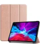 iPad Pro 12.9 Hoes Tri-Fold Book Case met Standaard Roze Goud