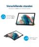 iPad Pro 12.9 Hoes Tri-Fold Book Case met Standaard Sterren Nacht