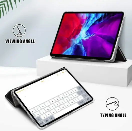 iPad Pro 12.9 Hoes Tri-Fold Book Case met Standaard Touch afbeelding 4