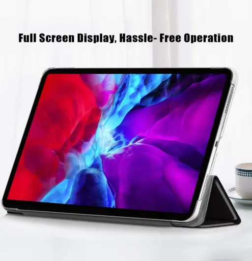 iPad Pro 12.9 Hoes Tri-Fold Book Case met Standaard Touch afbeelding 5