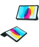 Apple iPad 10.9 (2022) Hoes Tri-Fold Book Case Groen
