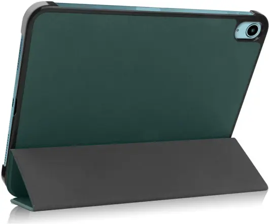 Apple iPad 11 (2025) / 10.9 (2022) Hoes Tri-Fold Book Case Groen afbeelding 5