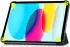 Apple iPad 11 (2025) / 10.9 (2022) Hoes Tri-Fold Book Case Groen afbeelding 3
