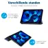 Apple iPad 11 (2025) / 10.9 (2022) Hoes Tri-Fold Book Case Sterrennacht Print afbeelding 5