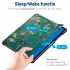 Apple iPad 11 (2025) / 10.9 (2022) Hoes Tri-Fold Book Case Blossom Print afbeelding 7