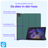 Samsung Galaxy Tab A8 Hoes Tri-Fold Book Case Groen afbeelding 4