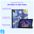 Samsung Galaxy Tab A8 Hoes Tri-Fold Book Case Sterrennacht afbeelding 3