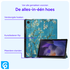 Samsung Galaxy Tab A8 Hoes Tri-Fold Book Case Blossom afbeelding 6