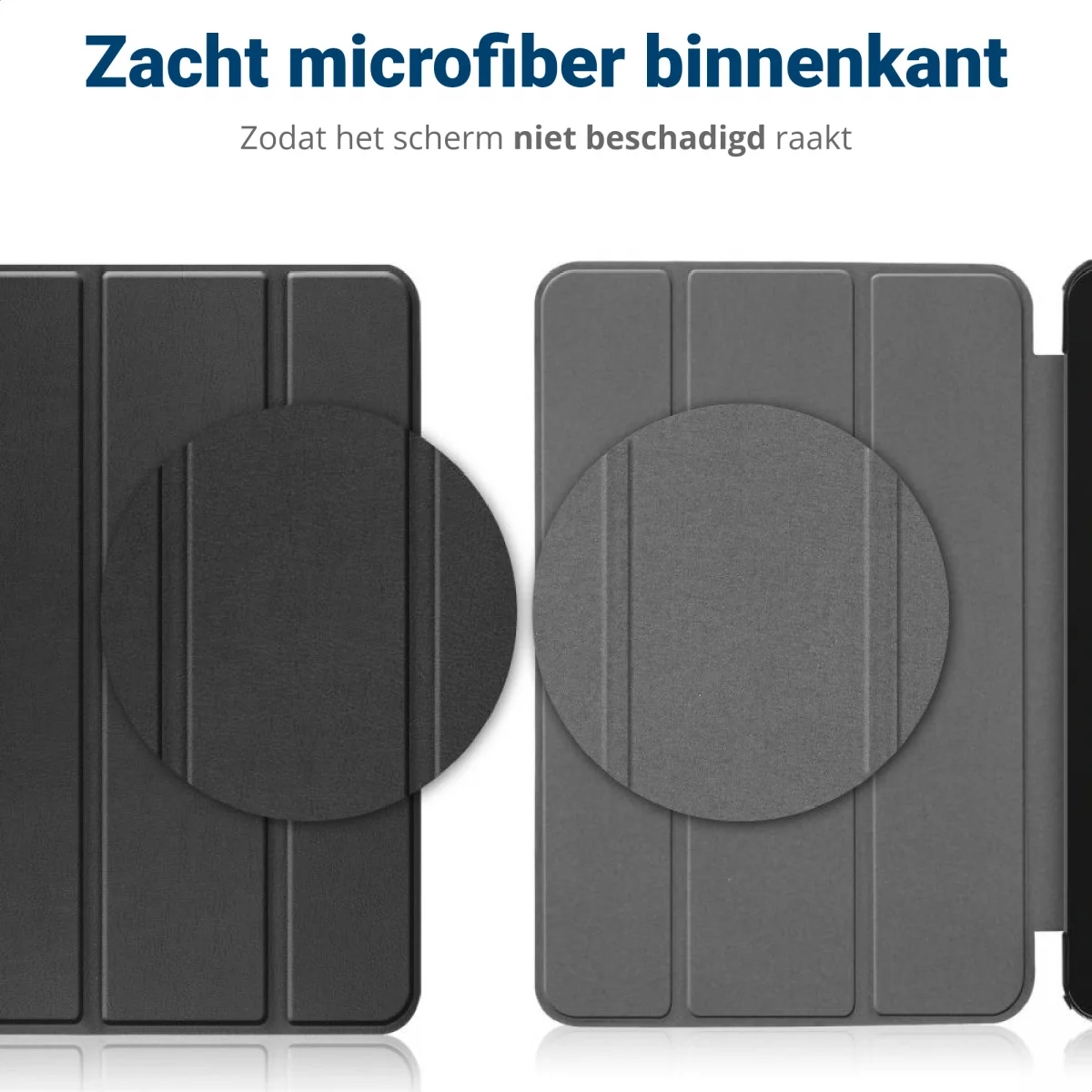 Lenovo Tab M10 HD Gen 2 Hoes Tri-Fold Book Case met Standaard Zwart afbeelding 6