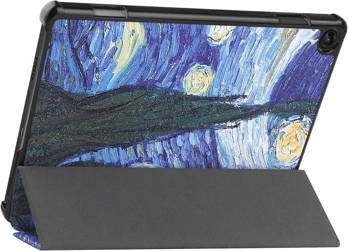 Lenovo Tab M10 Plus Gen 3 Hoes Tri-Fold Book Case Sterrennacht afbeelding 9