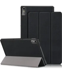 Lenovo Tab P11 Gen 2 Hoes Tri-Fold Book Case met Standaard Zwart