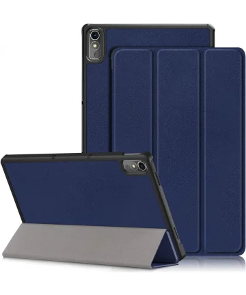 Lenovo Tab P11 Gen 2 Hoes Tri-Fold Book Case met Standaard Blauw Hoesjes