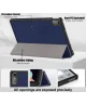 Lenovo Tab P11 Gen 2 Hoes Tri-Fold Book Case met Standaard Blauw