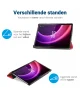 Lenovo Tab P11 Gen 2 Hoes Tri-Fold Book Case met Standaard Rood