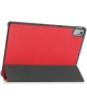 Lenovo Tab P11 Gen 2 Hoes Tri-Fold Book Case met Standaard Rood