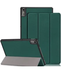 Lenovo Tab P11 Gen 2 Hoes Tri-Fold Book Case met Standaard Groen