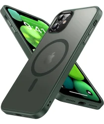 Apple iPhone 11 Hoesje met MagSafe Back Cover Matte Green
