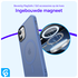 Apple iPhone 11 Hoesje met MagSafe Back Cover Matte Blue afbeelding 2