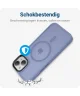 Apple iPhone 12 / 12 Pro Hoesje met MagSafe Matte Back Cover Blue