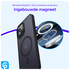 Apple iPhone 12 Pro Max Hoesje MagSafe Back Cover Matte Zwart afbeelding 5