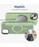 Apple iPhone 13 Hoesje met MagSafe Back Cover Matte Groen