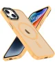 Apple iPhone 13 Hoesje met MagSafe Back Cover Matte Oranje