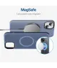 Apple iPhone 13 Hoesje met MagSafe Back Cover Matte Blauw