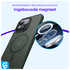 Apple iPhone 13 Pro Hoesje met MagSafe Back Cover Matte Green afbeelding 4
