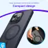 Apple iPhone 13 Pro Max Hoesje met MagSafe Matte Zwart afbeelding 4