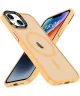 Apple iPhone 14 Hoesje met MagSafe Back Cover Matte Oranje