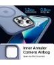 Apple iPhone 14 Pro Hoesje met MagSafe Back Cover Matte Blauw