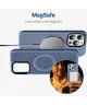 Apple iPhone 14 Pro Max Hoesje met MagSafe Back Cover Matte Blue