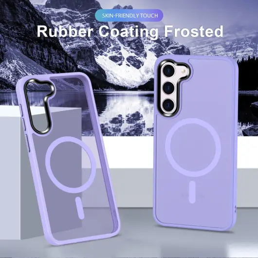 Samsung Galaxy S23 Plus Hoesje met MagSafe Matte Violet afbeelding 7