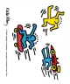 Origineel Samsung Z Flip 5 Hoesje Keith Haring FlipSuit Case People