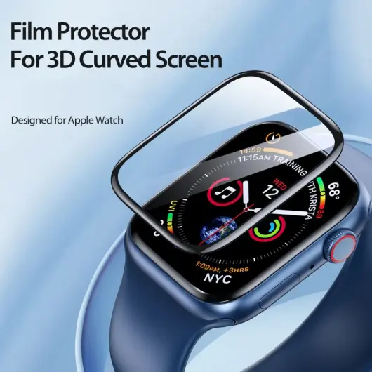 Dux Ducis - Apple Watch 40MM Screenprotector - Folie - (2-Pack) Zwart afbeelding 5