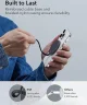 ESR HaloLock Mini MagSafe 15W Draadloze Oplader 1.5M Kabel Zwart