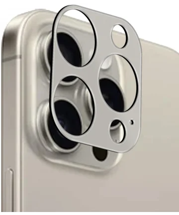 Rosso Apple iPhone 15 Pro/15 Pro Max Camera Lens Protector Titanium Screen Protectors