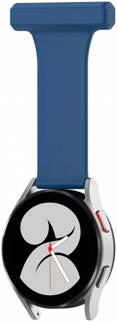 Universeel Smartwatch 20MM Verpleegkundige Band Voor Dames - Siliconen - Blauw afbeelding 5