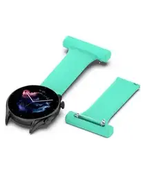 Universeel Smartwatch 22MM Siliconen Dames Verpleegkundige Band - Licht Groen