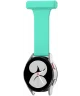 Universeel Smartwatch 20MM Verpleegkundige Band Voor Dames - Siliconen - Mint