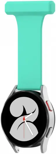 Universeel Smartwatch 20MM Verpleegkundige Band Voor Dames - Siliconen - Mint afbeelding 5