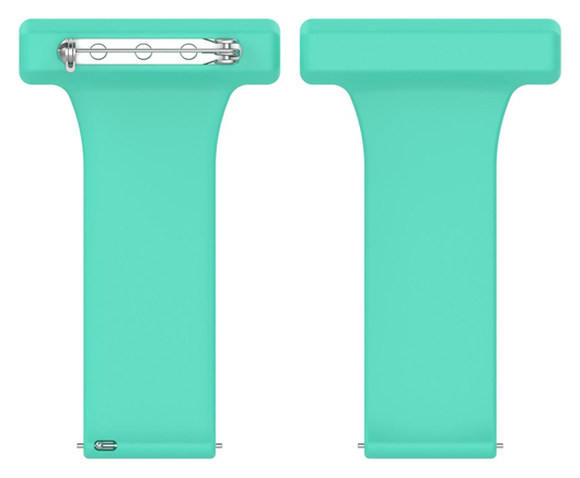 Universeel Smartwatch 22MM Siliconen Dames Verpleegkundige Band - Licht Groen afbeelding 6