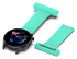 Universeel Smartwatch 22MM Siliconen Dames Verpleegkundige Band - Licht Groen afbeelding 1