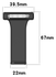 Universeel Smartwatch 22MM Siliconen Dames Verpleegkundige Band - Licht Groen afbeelding 9